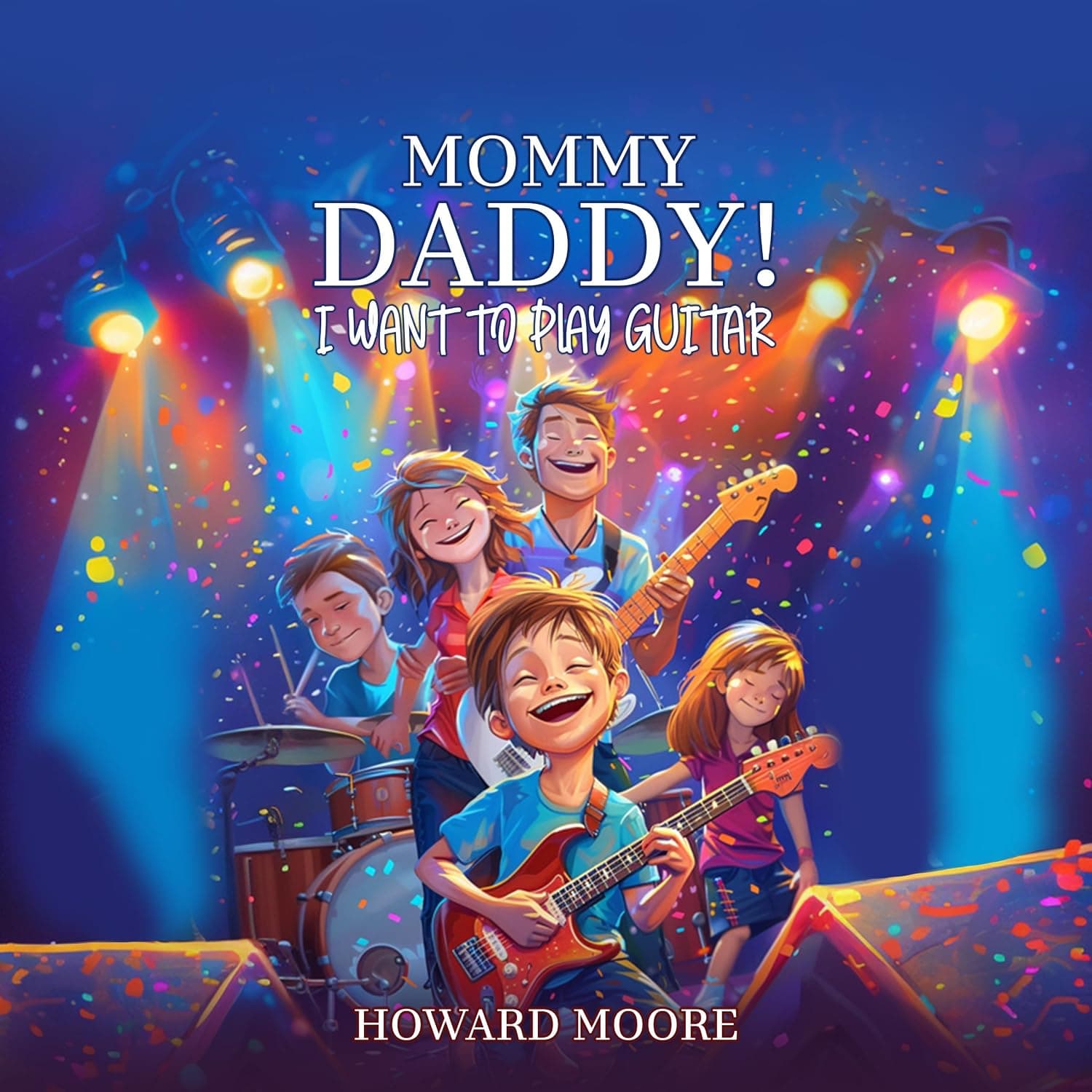 Cover of Mommy Daddy: I Want to Play the Guitar