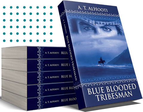 Blue Blooded Tribesman book stack showcasing premium book publishing services